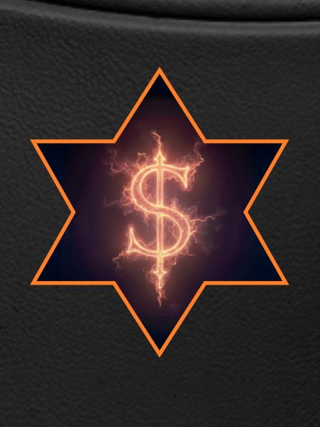 Burning dollar sign