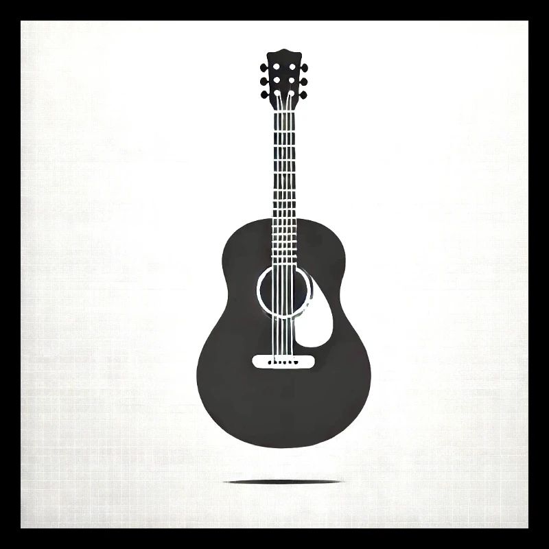 La beauté simple de la guitare acoustique