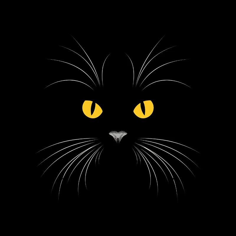 Schwarze Katze