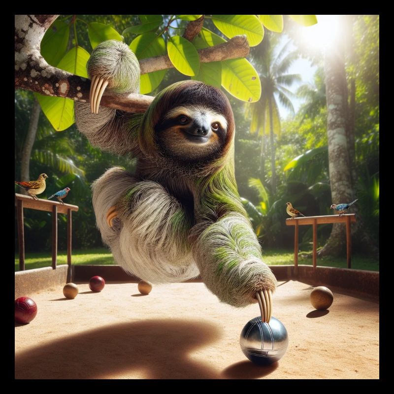 Pétanque Sloth Tramp