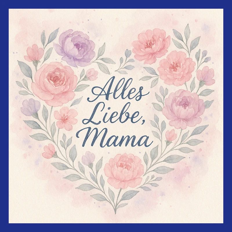 Muttertag ist der Tag.