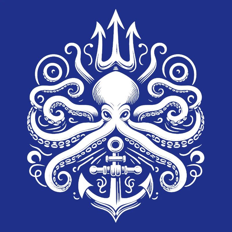 Logo du trident de pieuvre