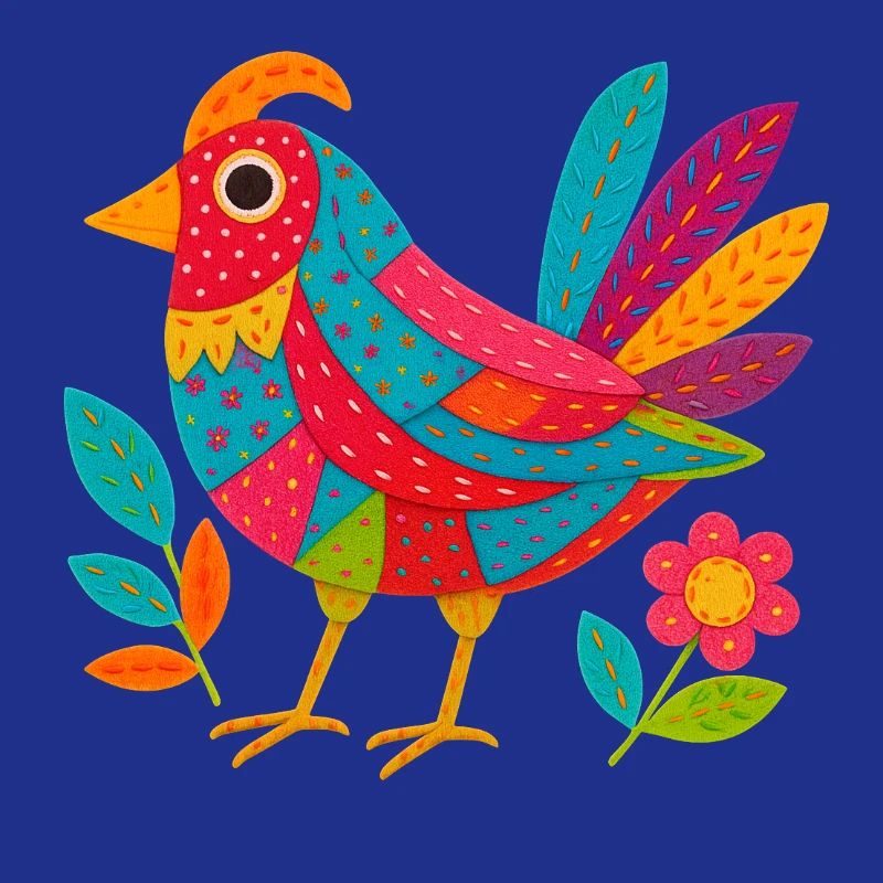 Patchwing – Der Stofffeder-Vogel