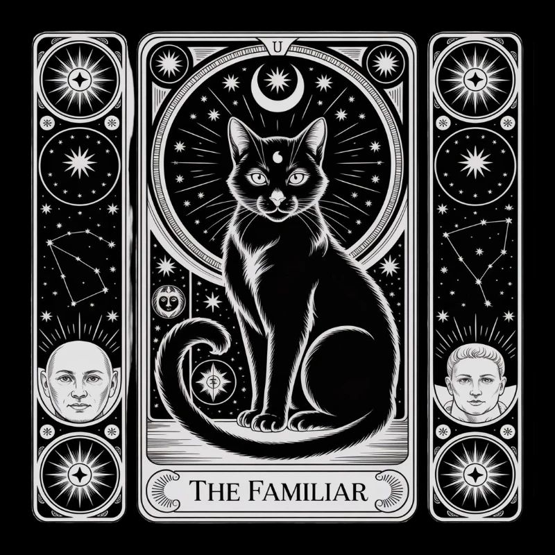 La carte de tarot familière