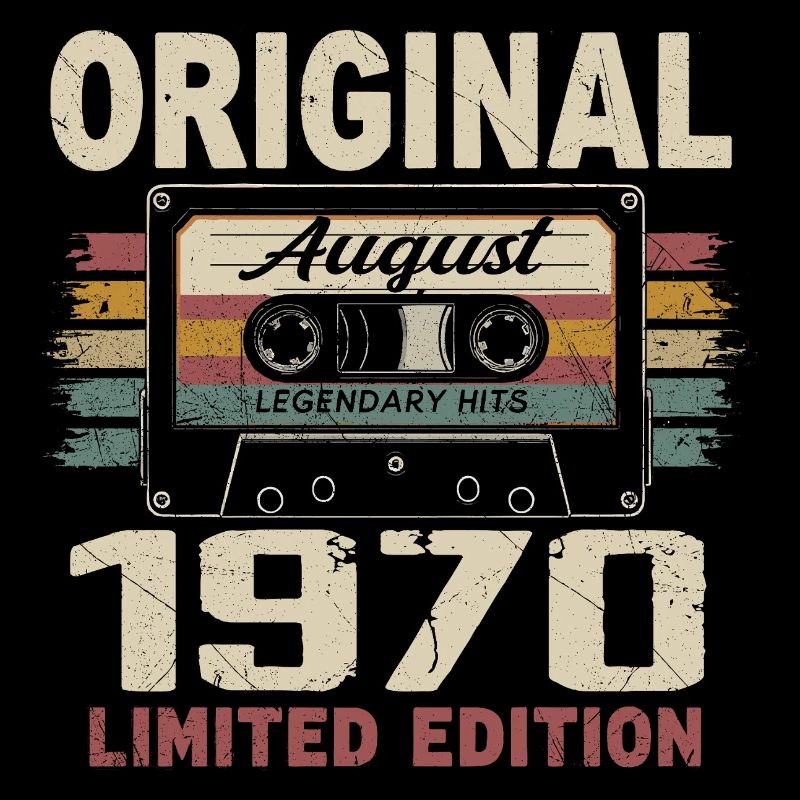 August 1970 August 1970 Geschenk August 1970 August 1970
