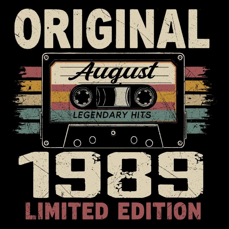August 1989 August 1989 Geschenk August 1989 August 1989