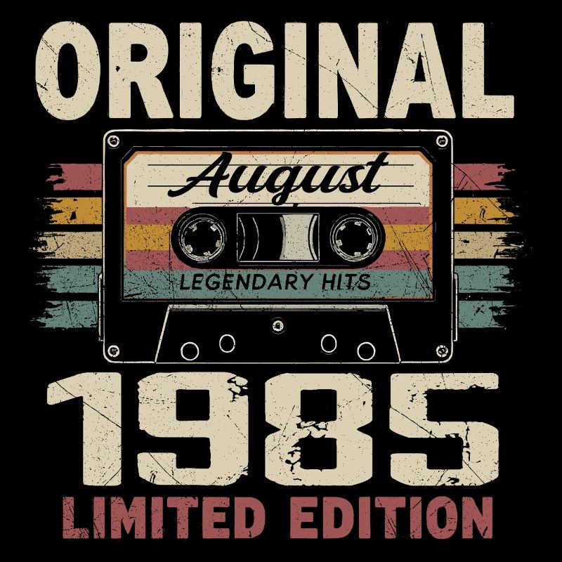 August 1985 August 1985 Geschenk August 1985 August 1985