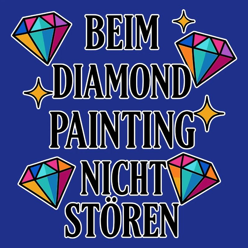 Beim Diamond Painting nicht stören