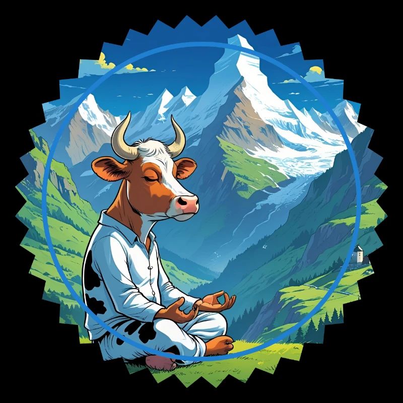 Silent Cow Deep Thoughts