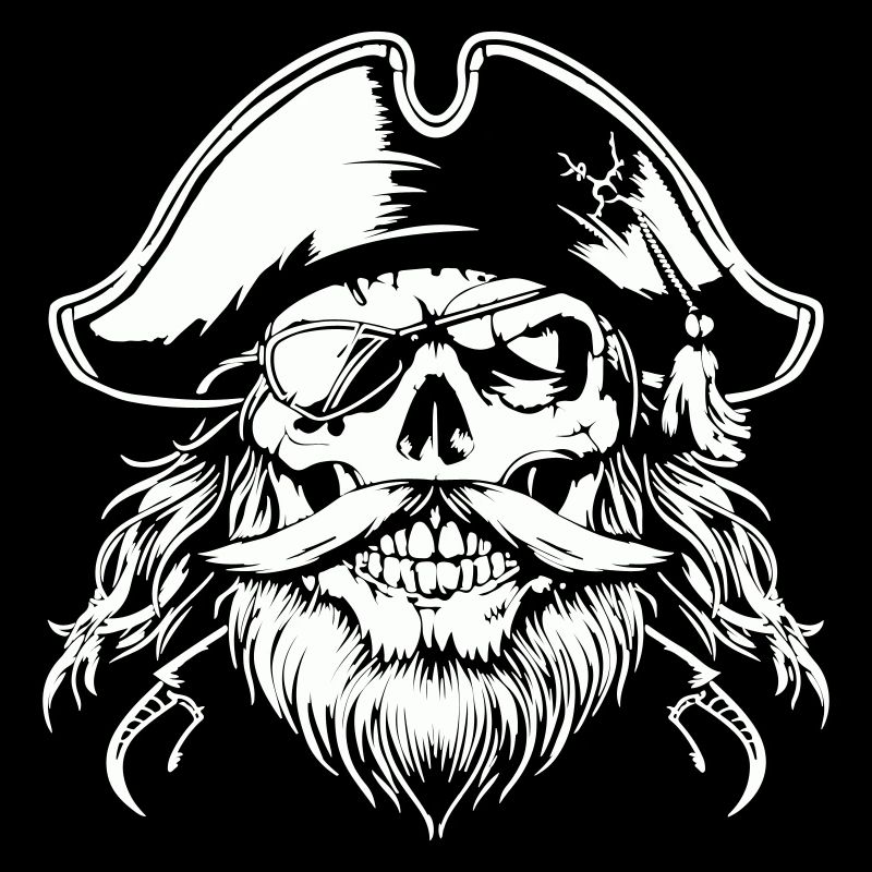 crâne de pirate