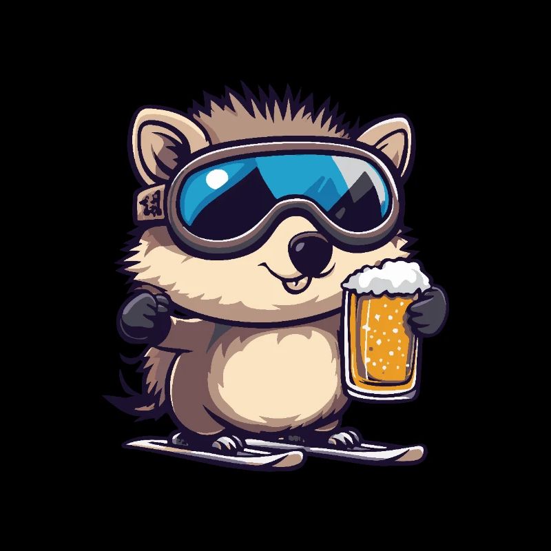 Bière après-ski hérisson