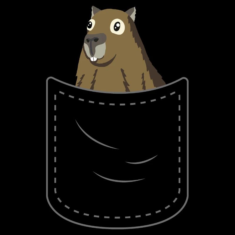 Capybara Sac de poitrine Sac Motif