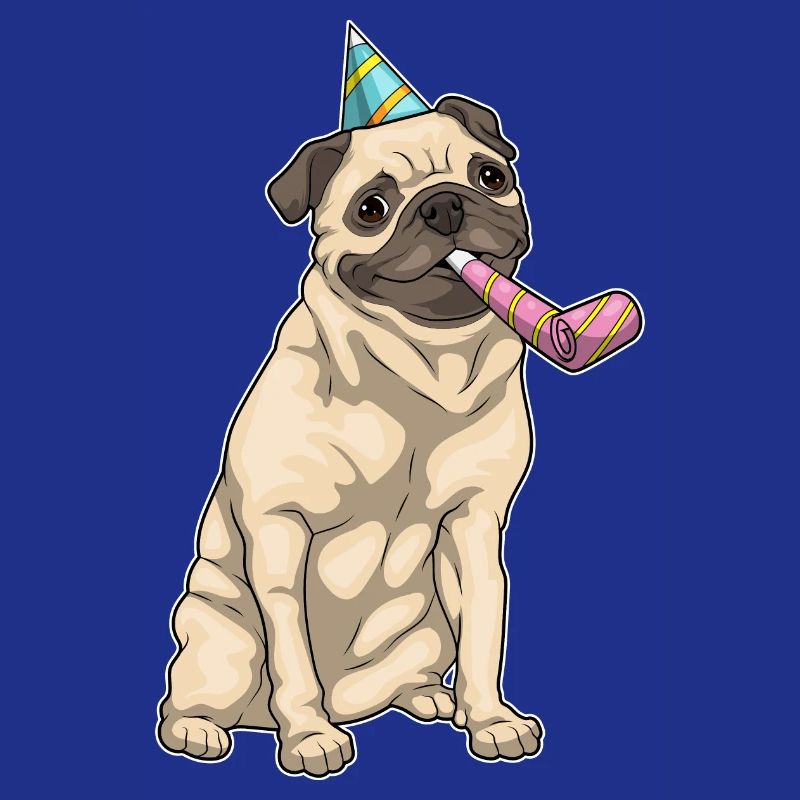 Pug Birthday Toad