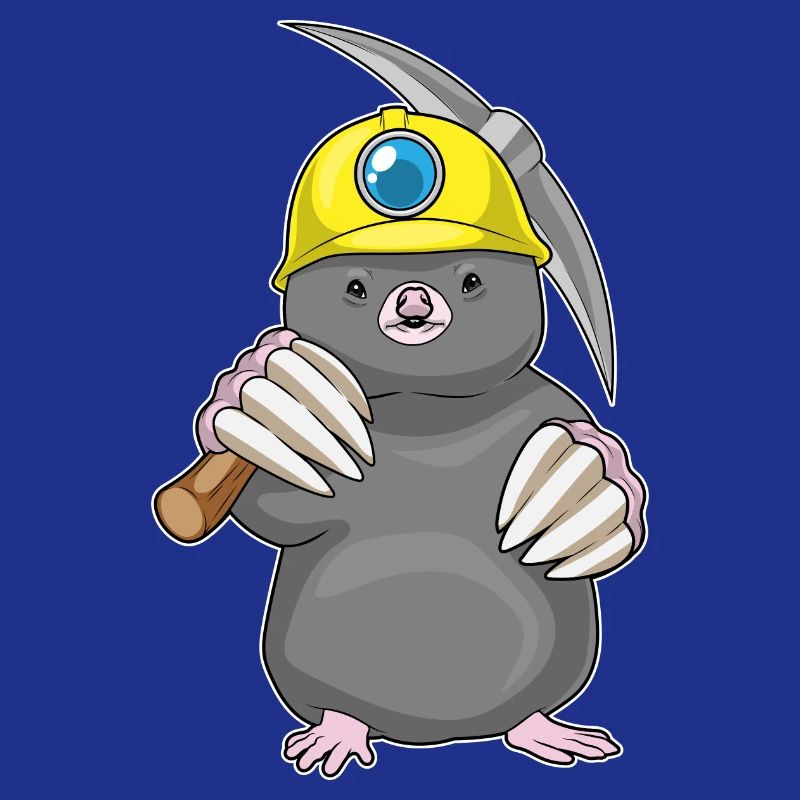 Mole Miner Pickaxe Mining