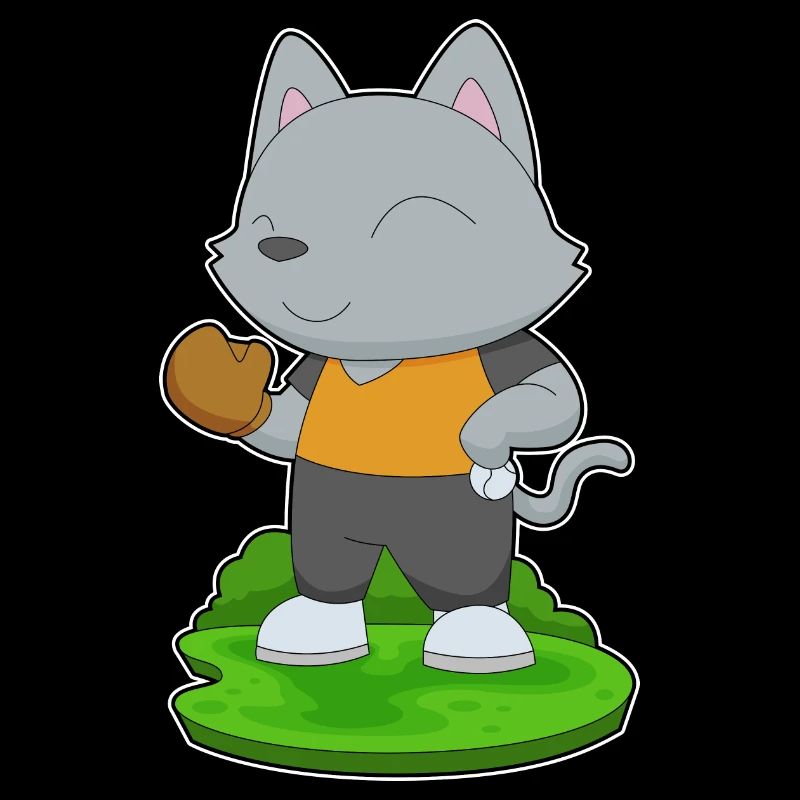 Cat Baseball Gant de baseball