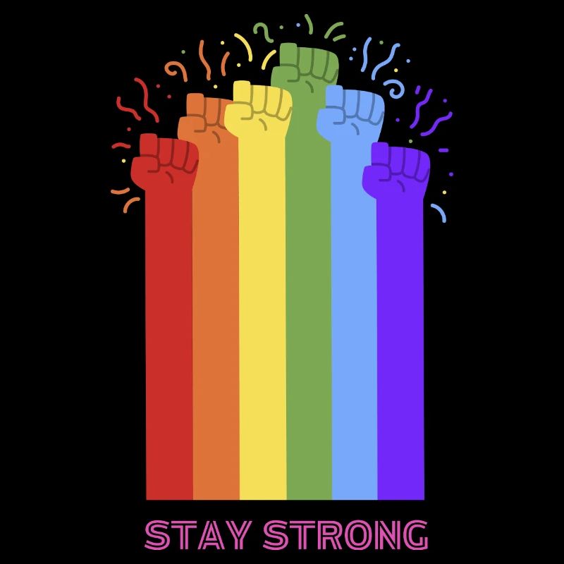 Stay strong, LGBTQ+, CSD, Pride, Rainbow