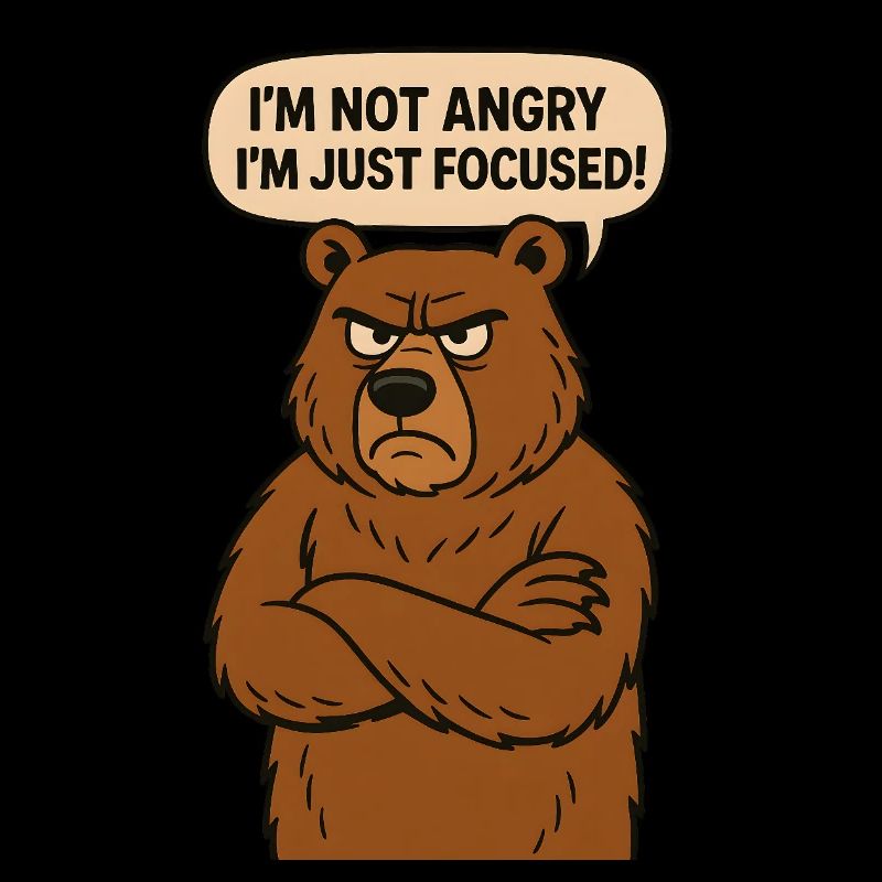 I'm not angry - I'm just focused!