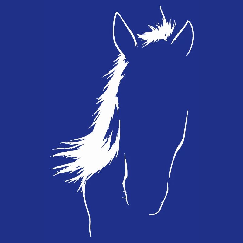 Art de la silhouette de cheval élégant