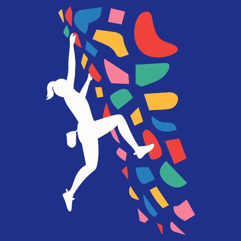 Boulder-Kletterer Bunte Griffe