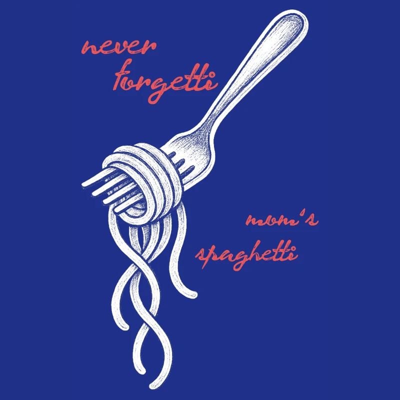 Never Forgetti Spaghetti Fork Drawing