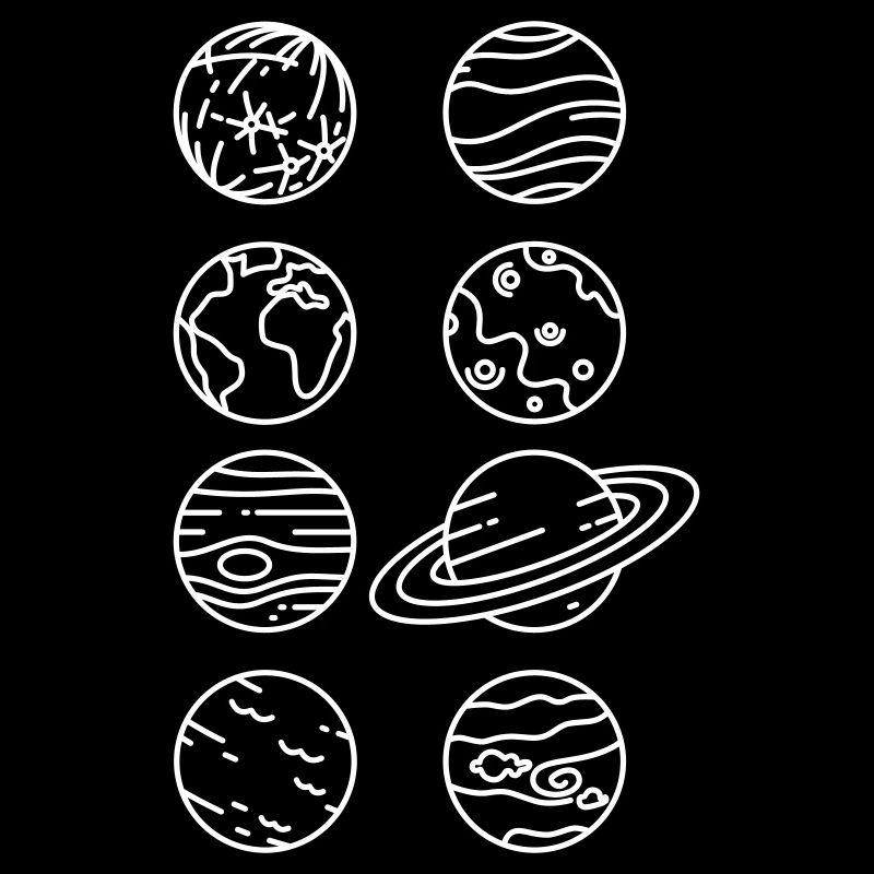 Sonnensystem Planeten – Solar System Weltraum