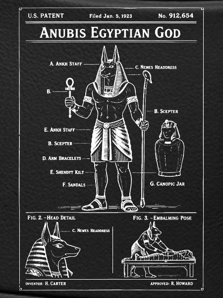 Anubis Blueprint Icon Tee