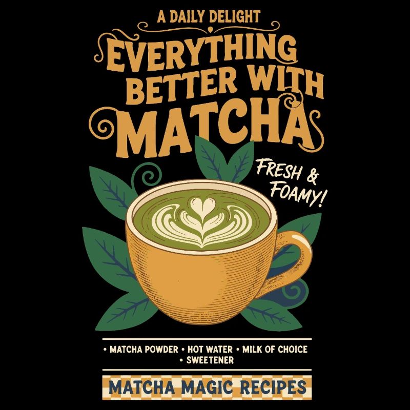 Everything Better With Matcha Fresh Foamy Matcha