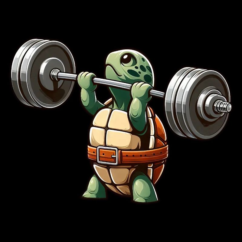 Turtle Weightlifting Strength Training