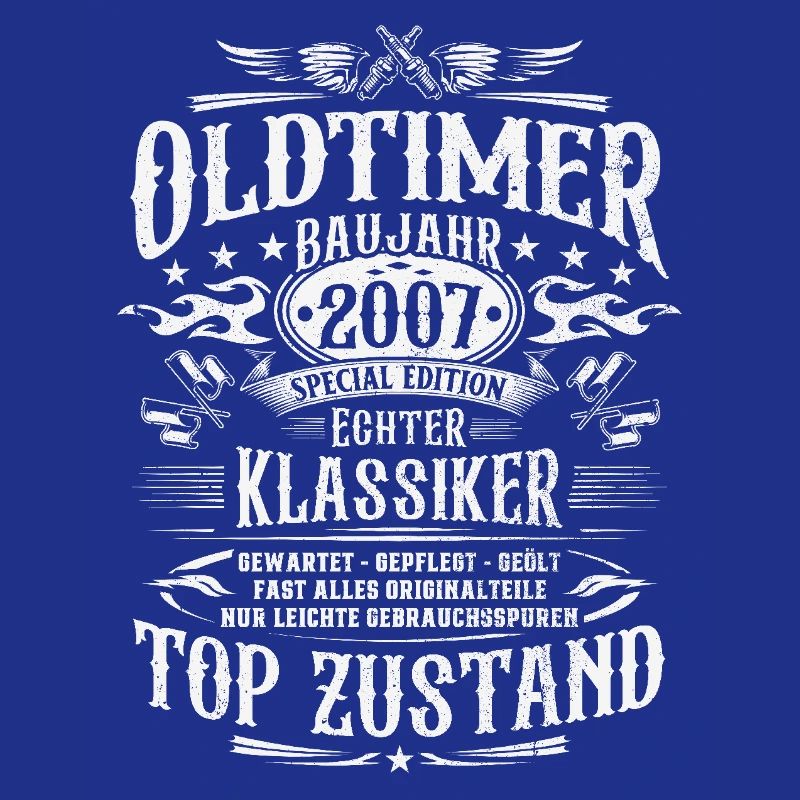 Oldtimer Baujahr 2007 Geburtstag Geschenk