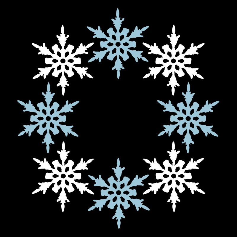 cercle de l'anneau d'hiver conception de modèle rond cool froid sc