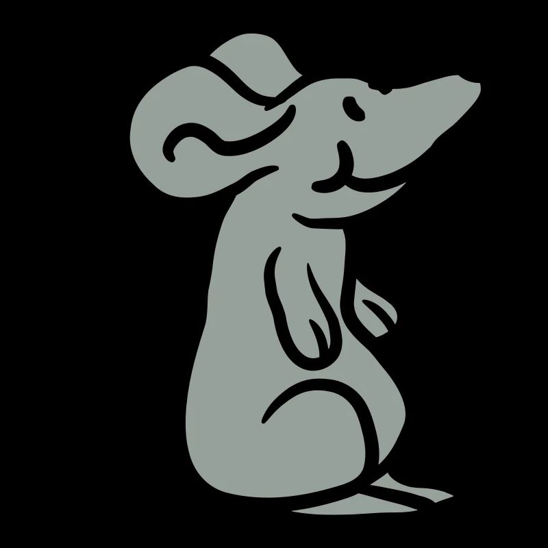 Little cute cute mouse