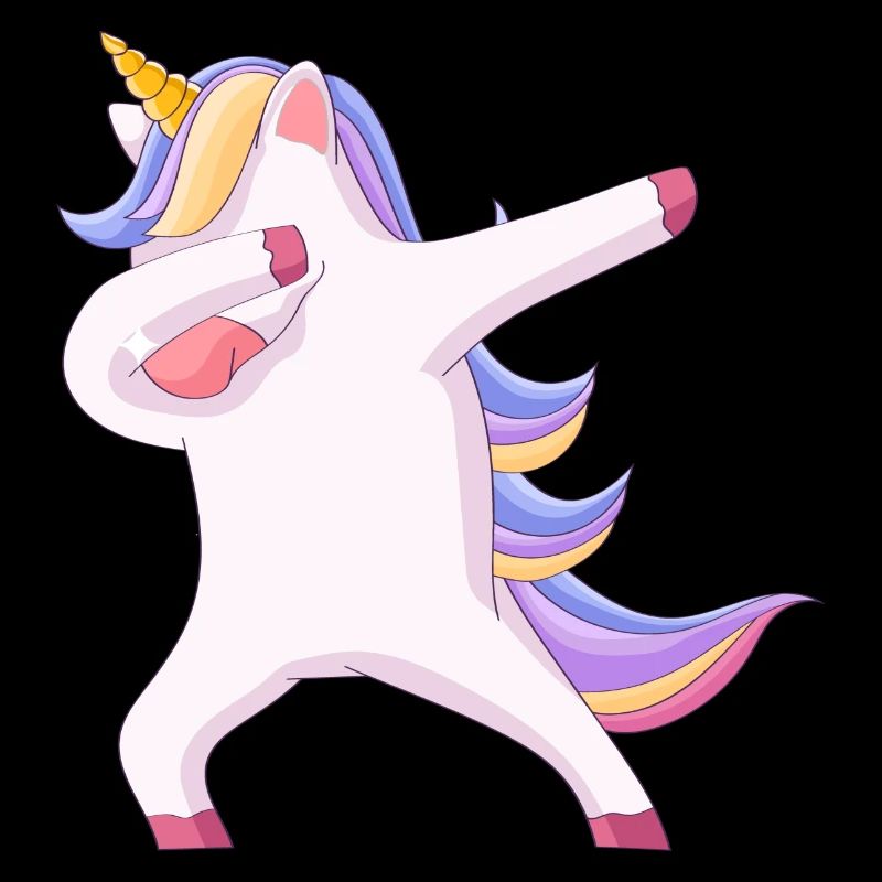 Unicorn Design Dab Dabbing