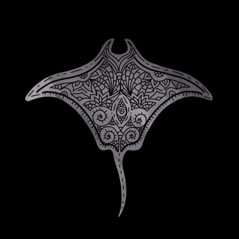 Hypnotisierende Rochen-Illustration