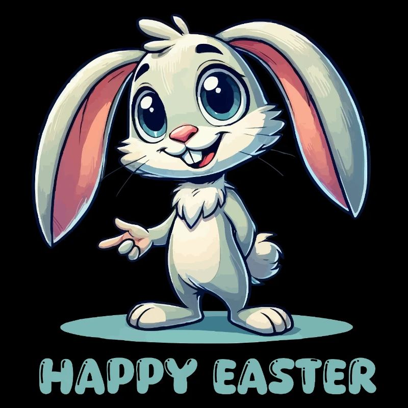 Lapin de Pâques de bande dessinée