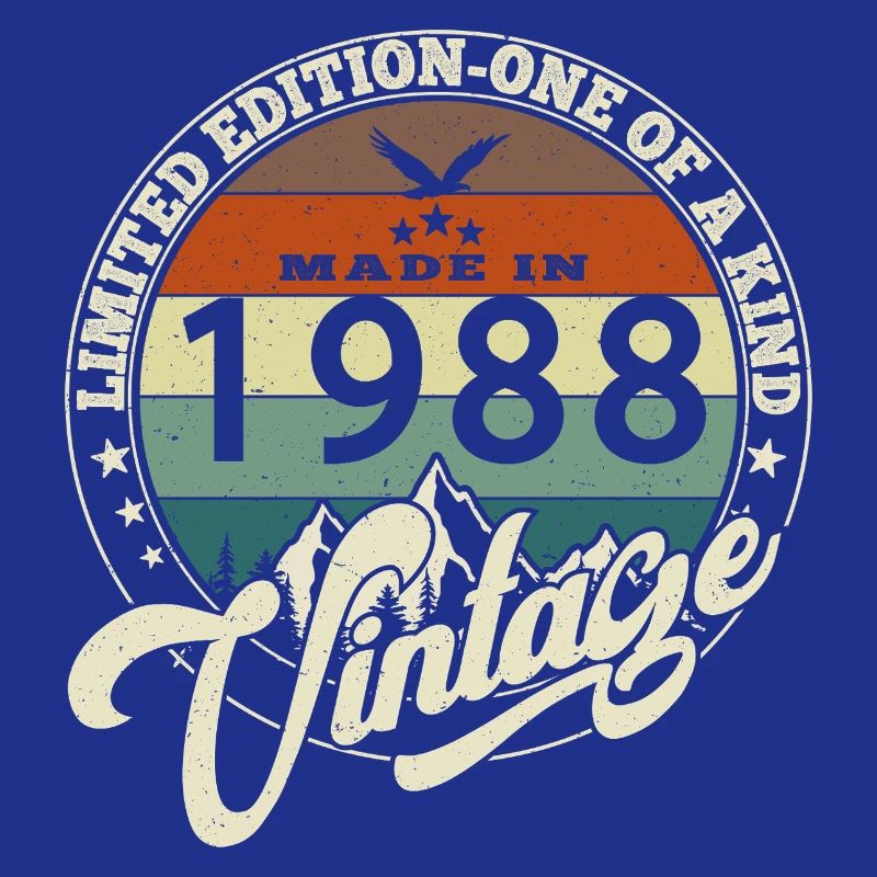 Vintage 1988 meilleur de 1988 - annif 37 ans