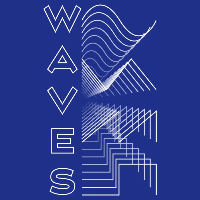 Waves Waveform Audio Analog Design Modular Gift