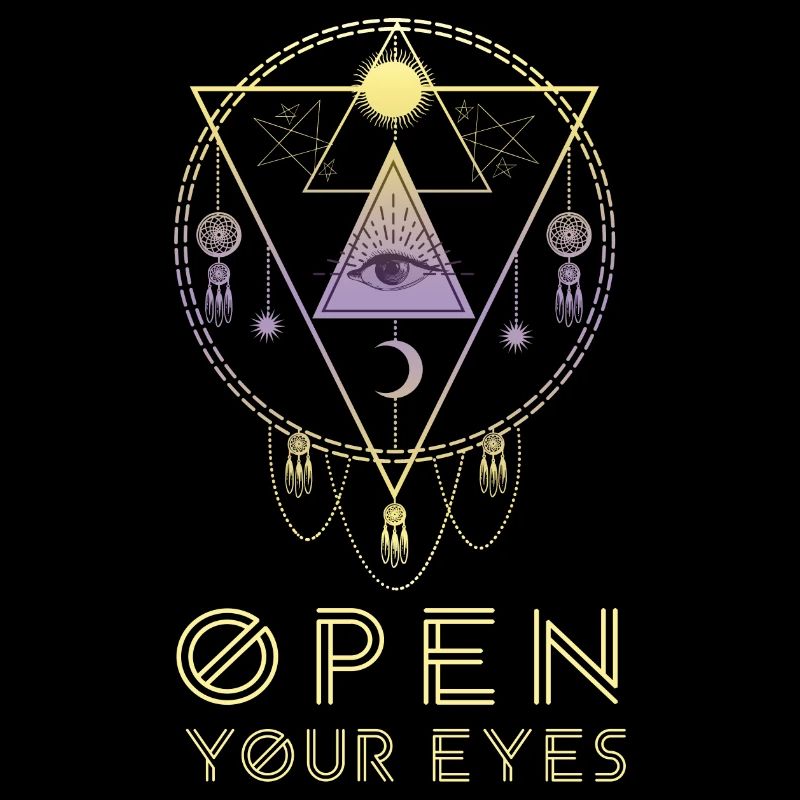 Open Your Eyes All-Seeing Eye Boho Gift