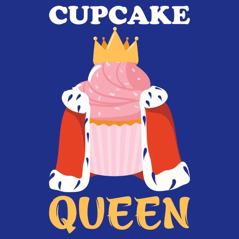 Cupcake Queen – Queen with Crown Design