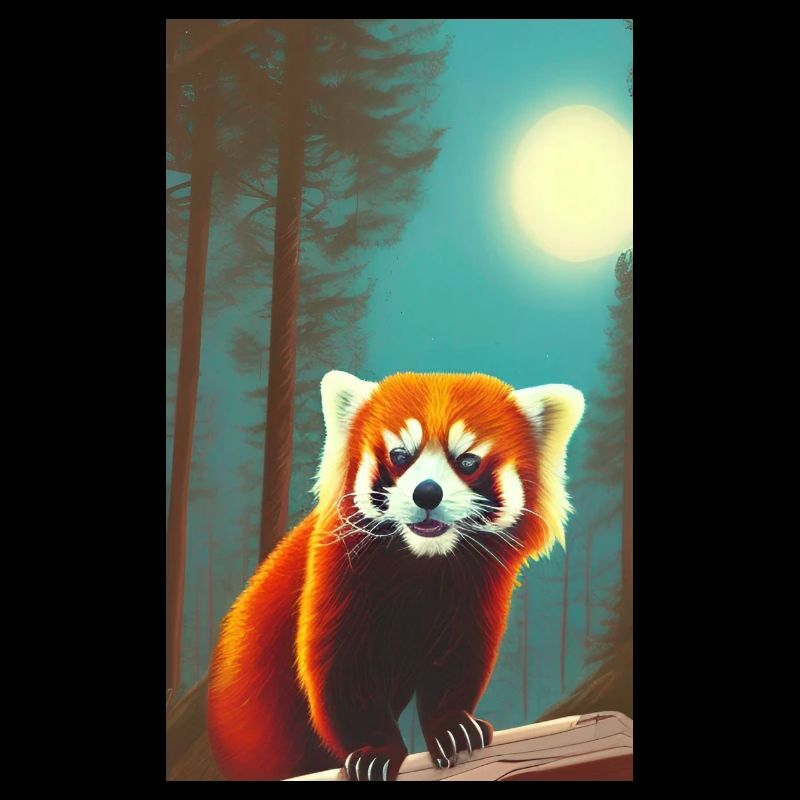 Red Panda Roter Panda, Katzenbär Ailurus fulgens