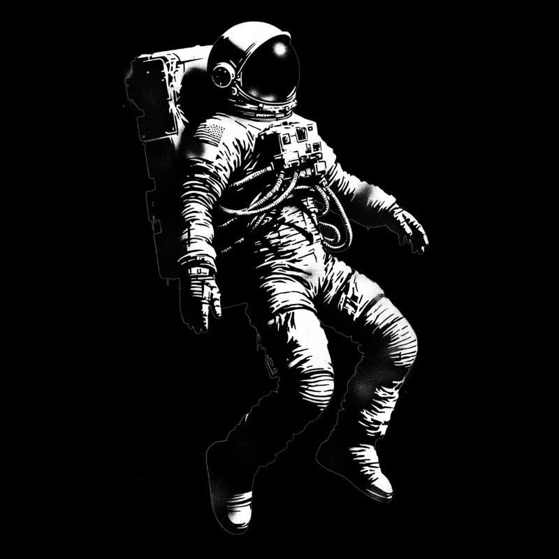 Personalize free-floating astronaut