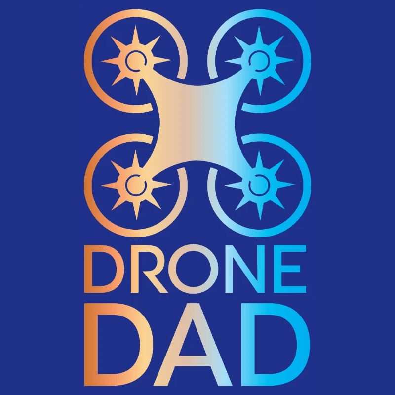 drone dad colors drone pilot icon icon logo