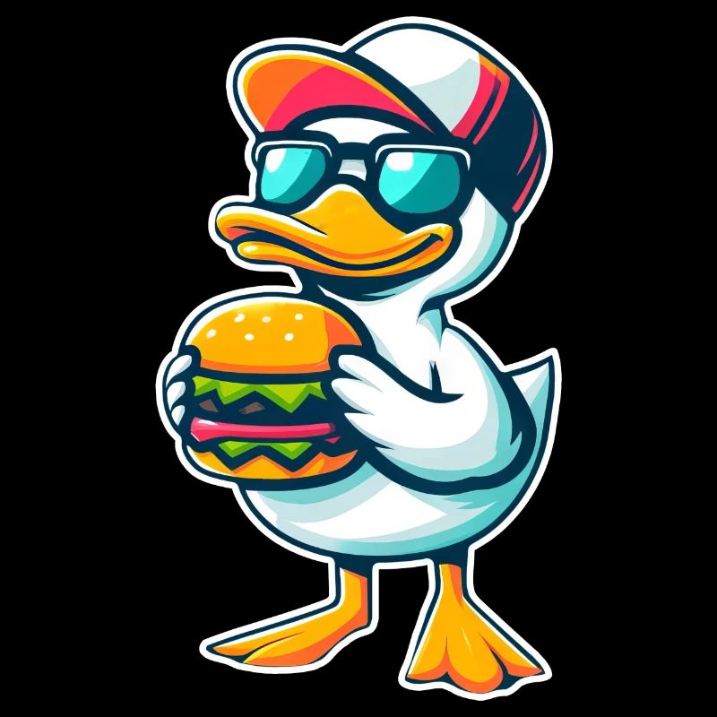 Cool Hamburger Cheeseburger Fast Food
