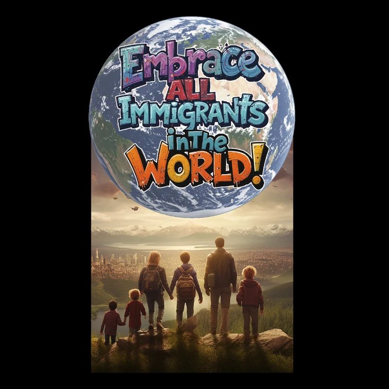 Umarme alle Einwanderer auf der Welt!