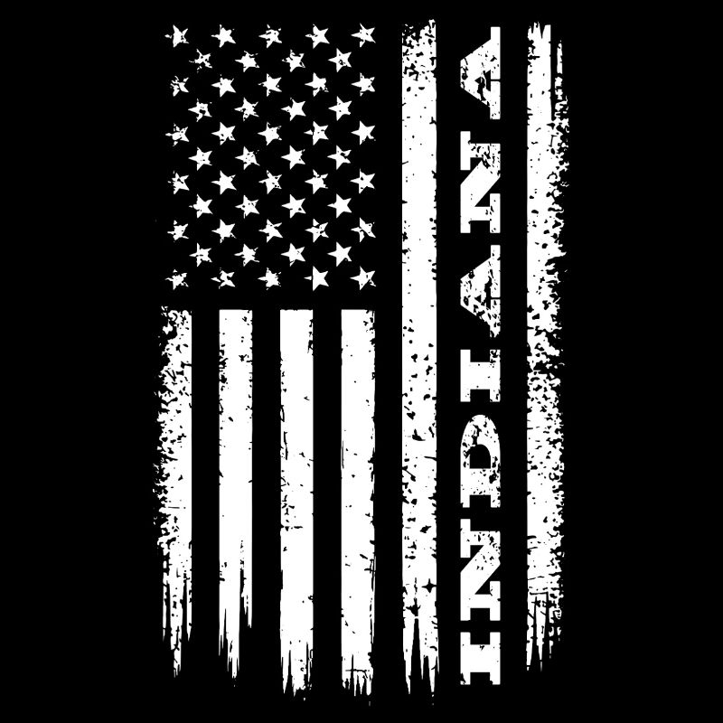 Flag USA Indiana State Gift