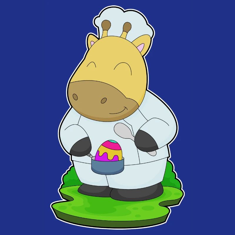 Giraffe Easter Chef