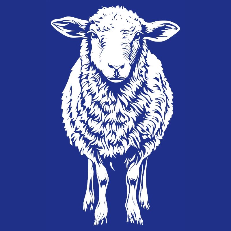 Graphique de mouton mignon