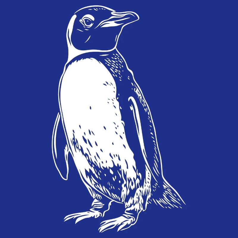 White Penguin Drawing