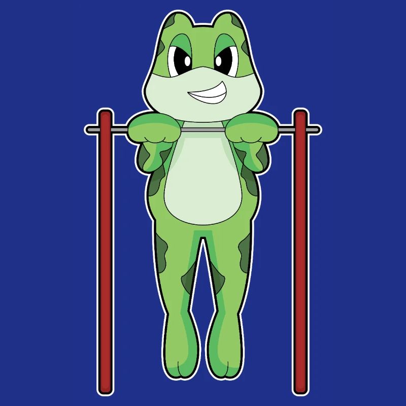 Frog Bodybuilder Pull-ups Bodybuilding