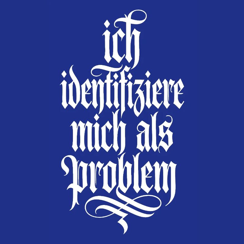 I identify as a problem