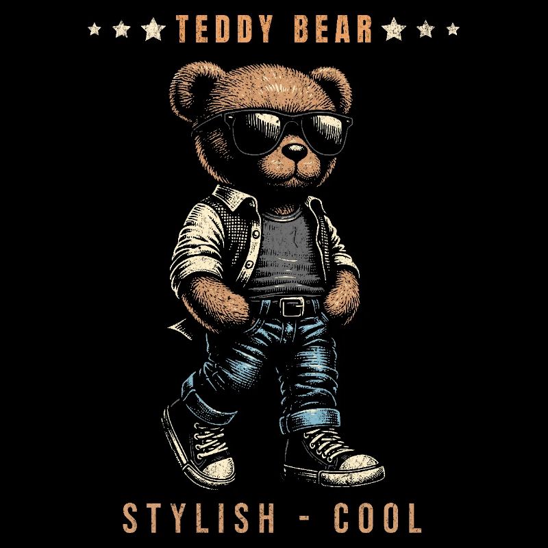 Teddy Bear Stylish und Cool